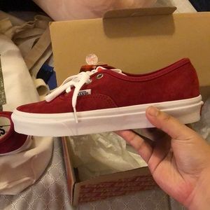 Vans Authentic Red Suede